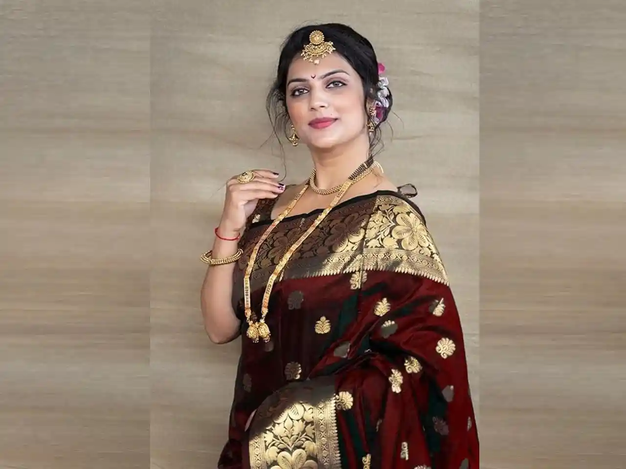 Banarasi Kanjivaram Style Silk Saree