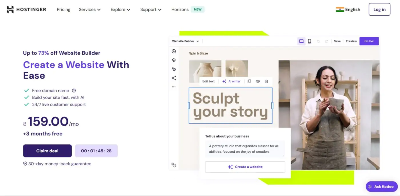 Hostinger Website Builder